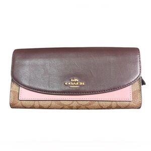 Coach Colorblock Signature Slim Envelope Wallet